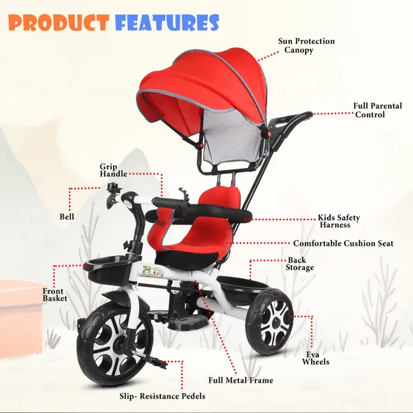 Canopy_Plug_N_Play_Tricycle/Baby_Tricycle_With_Parental_Control_For_Age_Group_2+_Years_Boys/Girls/Carrying_Capacity_Upto_30-Kgs_Proudly_Made_In_India