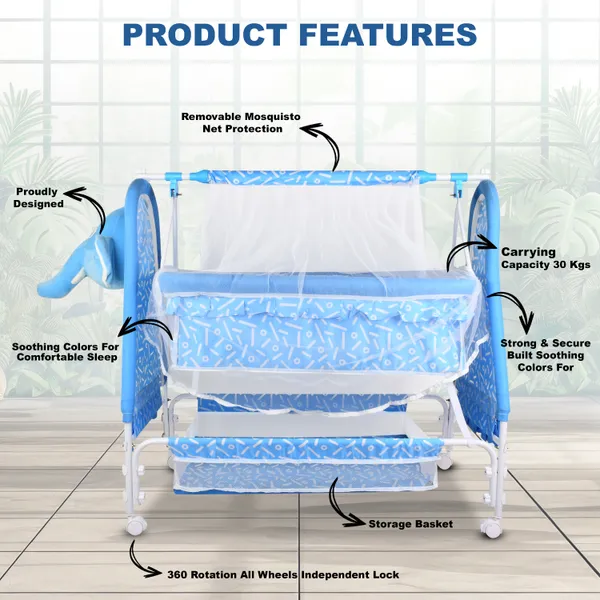 Panda_Jumbo_Baby_Cradle_Newborn_Baby_Sleep_Swing_Cradle/Mattress_And_Wheels_And_Cradle_For_0-13_Months_Baby_Boys_And_Girls