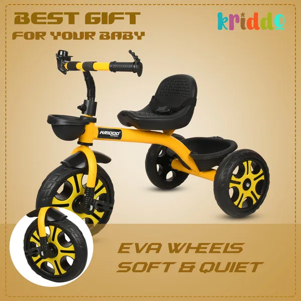 Tricycle_For_Kids_With_Parental_Control_|_Cycle_For_Kids_1-4_Years_|_Baby_Cycle_|_Bicycle_With_Storage_Basket,_Cushion_Seat_And_Seat_Belt_Carrying_Capacity_30_Kgs_(Yellow)