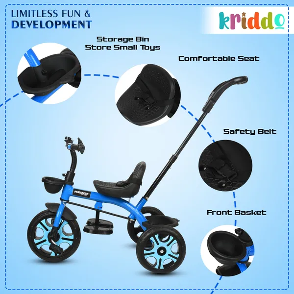 Tricycle_For_Kids_|_Plug_N_Play_|_Baby_Cycle_With_Parental_Control,_Eva_Wheels,_Bell,_Seat,_Belt_And_Basket_|_Kids_Tricycle_|_2+_Years_Unisex_|_Weight_Limit_25_Kgs_Blue