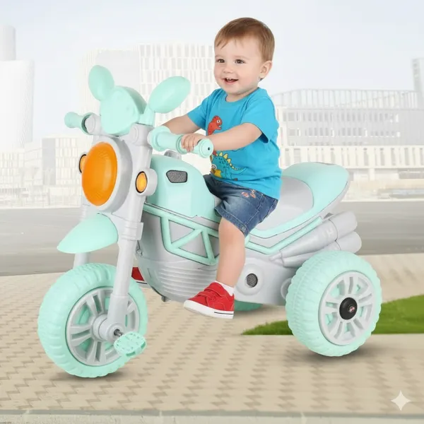 Bike_Pedal_Tricycles_For_Kids_1_To_3_Years_|_Kids_Cycle_With_Musical_Horn,_Lights,_Eva_Wheels_And_Push_Handle_|_Baby_Cycle_(Green,Grey)