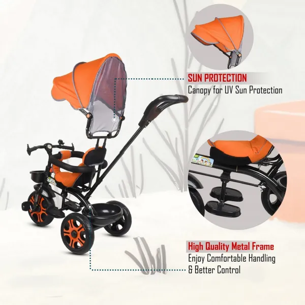 Play_Kids/Baby_Tricycle_With_Safety_Guard_Rail_For_Kids_2_To_5_Years_Boys_With_Parental_Control_Trike_Cycle_4-In-1_Kids_Tricycle_With_Adjustable_Canopy,_Parent_Push_Handle_(Orange)