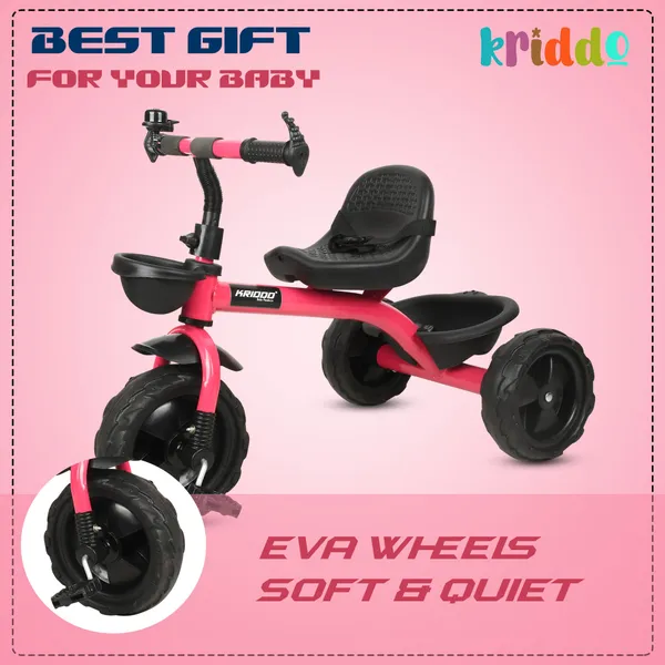 Tricycle_For_Kids_|_Plug_N_Play_|_Baby_Cycle_With_Grip_Handle,_Eva_Wheels,_Seat_And_Basket_|_Kids_Tricycle/Cycle_|_2+_Years_Unisex_|_Weight_Limit_Upto_25_Kgs_(Pink)