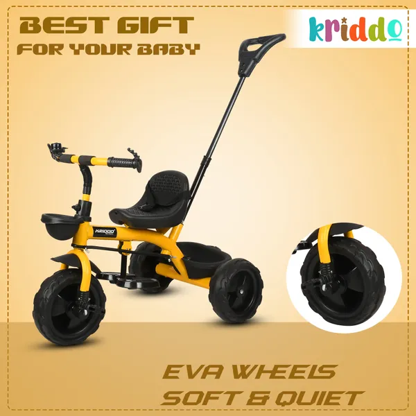 Tricycle_For_Kids_With_Parental_Control_|_Cycle_For_Kids_1-4_Years_|_Baby_Cycle_|_Bicycle_With_Storage_Basket,_Cushion_Seat_And_Seat_Belt_Carrying_Capacity_30_Kgs_(Yellow)