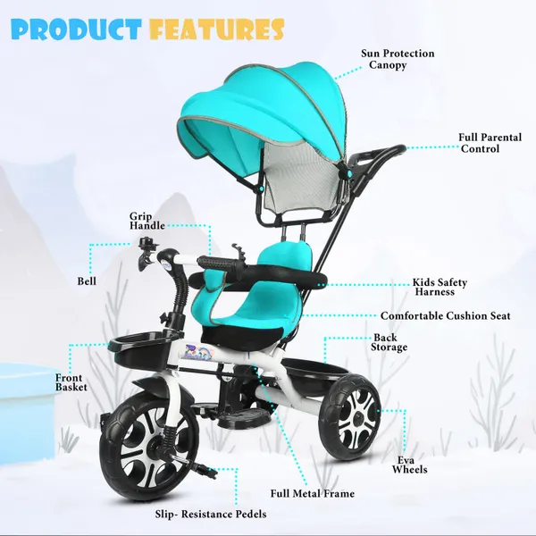 Canopy_Plug_N_Play_Tricycle/Baby_Tricycle_With_Parental_Control_For_Age_Group_2+_Years_Boys/Girls/Carrying_Capacity_Upto_30-Kgs_Proudly_Made_In_India_(Green)