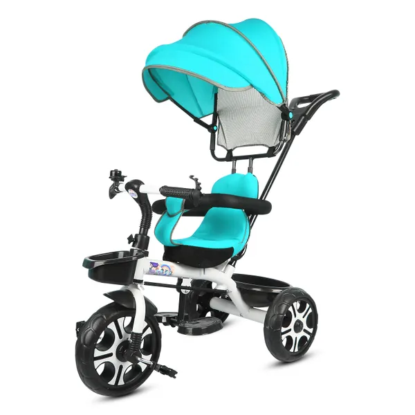 Canopy_Plug_N_Play_Tricycle/Baby_Tricycle_With_Parental_Control_For_Age_Group_2+_Years_Boys/Girls/Carrying_Capacity_Upto_30-Kgs_Proudly_Made_In_India_(Green)