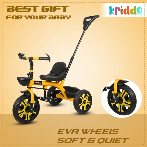 Tricycle_For_Kids_|_Plug_N_Play_|_Baby_Cycle_With_Parental_Control,_Eva_Wheels,_Bell,_Seat,_Belt_And_Basket_|_Kids_Tricycle_|_2+_Years_Unisex_|_Weight_Limit_25_Kgs_(Yellow)