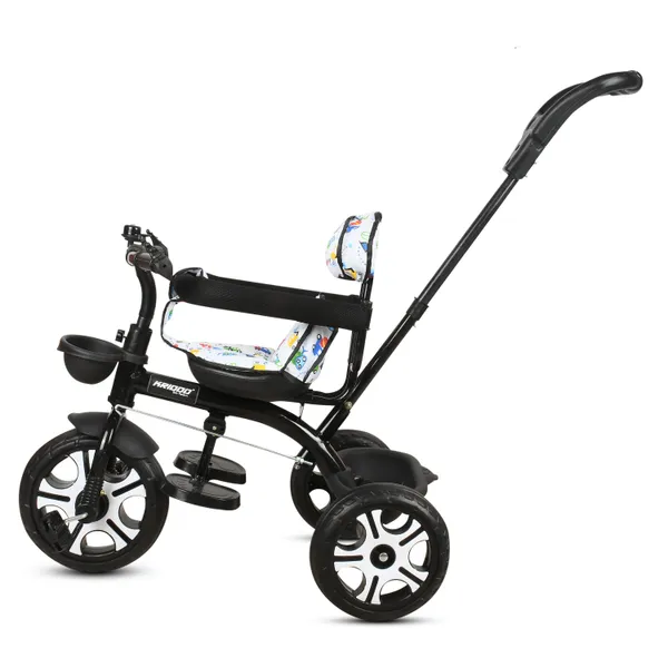 Kids_Harness_Parental_Control_Tricycle_With_Eva_Wheels,_Bell_And_Storage_Basket|Baby_Trike|Age_Group_1_Years_To_4_Years_Carrying_Capacity_Upto_25_Kgs