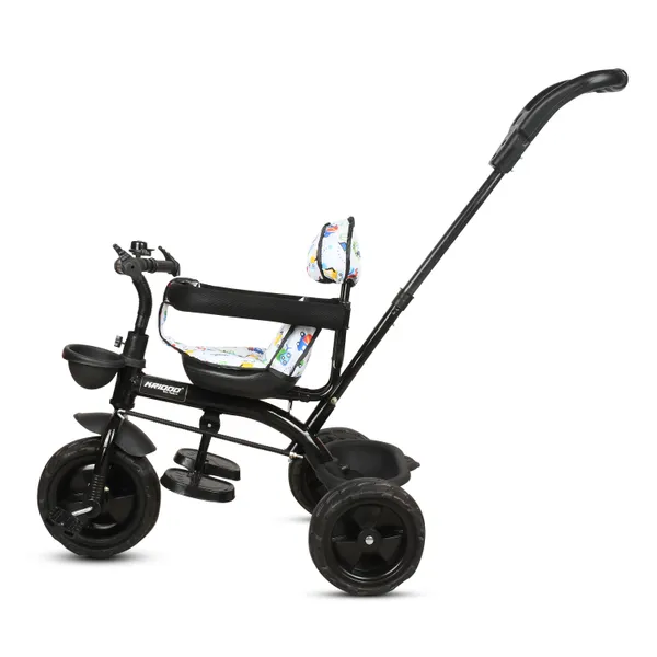 Kids|Baby_Trike|Tricycle_With_Safety_Belt_And_Guardrail_With_Parental_Control_For_Kids|Boys|Girls_Age_Group_2_To_5_Years|Carrying_Capacity_25Kgs_(White)