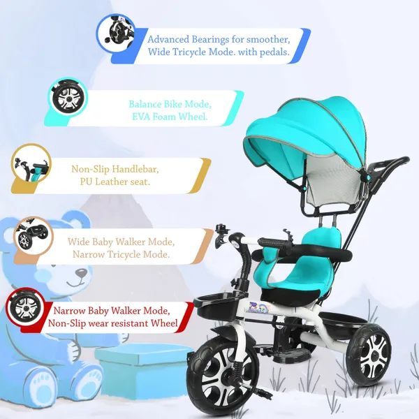 Canopy_Plug_N_Play_Tricycle/Baby_Tricycle_With_Parental_Control_For_Age_Group_2+_Years_Boys/Girls/Carrying_Capacity_Upto_30-Kgs_Proudly_Made_In_India_(Green)