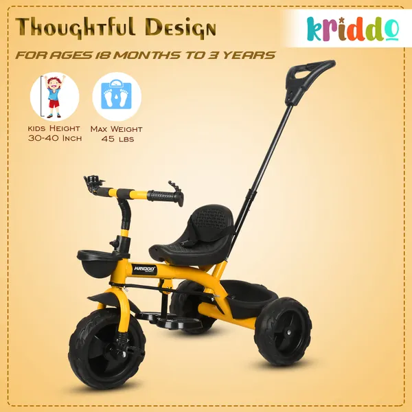 Tricycle_For_Kids_With_Parental_Control_|_Cycle_For_Kids_1-4_Years_|_Baby_Cycle_|_Bicycle_With_Storage_Basket,_Cushion_Seat_And_Seat_Belt_Carrying_Capacity_30_Kgs_(Yellow)