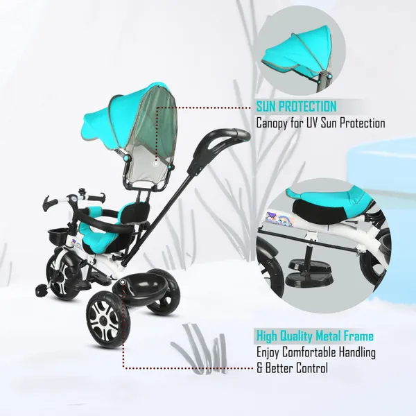 Canopy_Plug_N_Play_Tricycle/Baby_Tricycle_With_Parental_Control_For_Age_Group_2+_Years_Boys/Girls/Carrying_Capacity_Upto_30-Kgs_Proudly_Made_In_India_(Green)