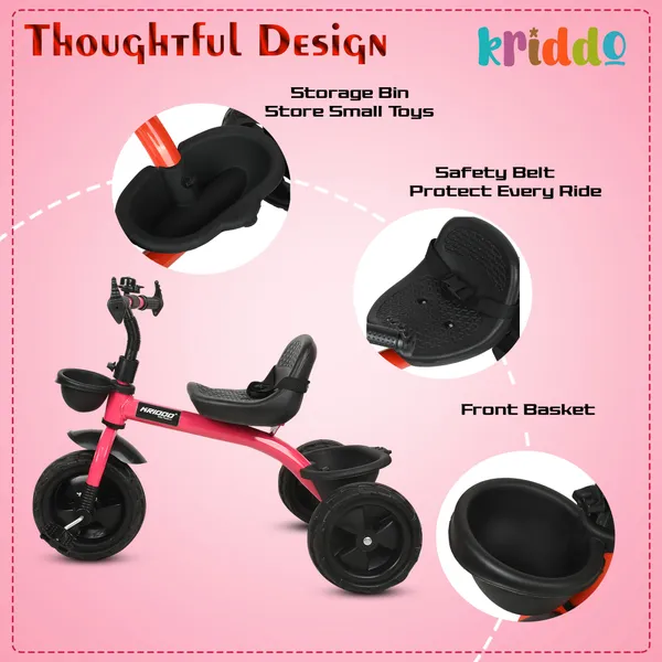 Tricycle_For_Kids_|_Plug_N_Play_|_Baby_Cycle_With_Grip_Handle,_Eva_Wheels,_Seat_And_Basket_|_Kids_Tricycle/Cycle_|_2+_Years_Unisex_|_Weight_Limit_Upto_25_Kgs_(Pink)