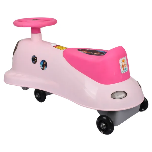 Kids_Ride-On_Wiggle_Car_With_Led_Lights,360-Degree_Swivel_Wheels,_Musical_Interactive_Toy_For_Children_(Pink)