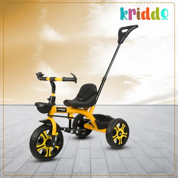 Tricycle_For_Kids_|_Plug_N_Play_|_Baby_Cycle_With_Parental_Control,_Eva_Wheels,_Bell,_Seat,_Belt_And_Basket_|_Kids_Tricycle_|_2+_Years_Unisex_|_Weight_Limit_25_Kgs_(Yellow)