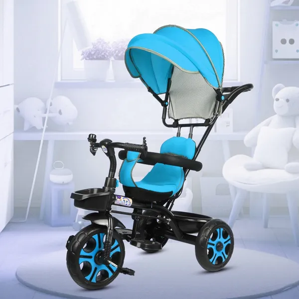 Play_Kids/Baby_Tricycle_With_Safety_Guard_Rail_For_Kids_2_To_5_Years_Boys_With_Parental_Control_Trike_Cycle_4-In-1_Kids_Tricycle_With_Adjustable_Canopy,_Parent_Push_Handle_(Blue)