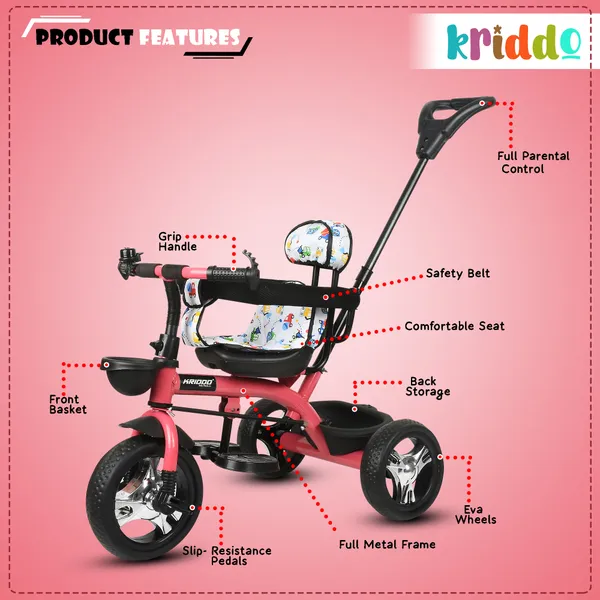Tricycle_For_Kids_|_2-In-1_With_Pedalling_And_Parental_Control_|_Cushioned_Seat_|_Guardrail_And_Anti-Slip_Handle_For_Safety_|_For_2_Years+_Boys_And_Girls_(Pink)
