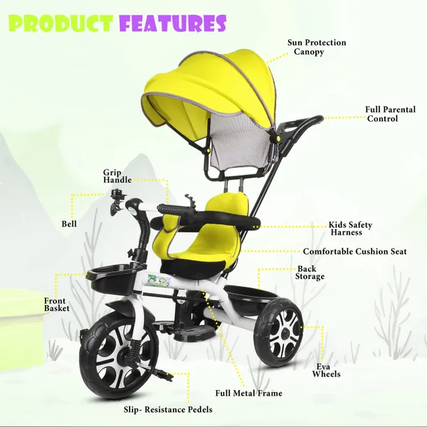 Canopy_Plug_N_Play_Tricycle/Baby_Tricycle_With_Parental_Control_For_Age_Group_2+_Years_Boys/Girls/Carrying_Capacity_Upto_30-Kgs_Proudly_Made_In_India_(Yellow)
