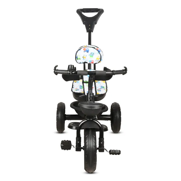 Kids_Harness_Parental_Control_Tricycle_With_Eva_Wheels,_Bell_And_Storage_Basket|Baby_Trike|Age_Group_1_Years_To_4_Years_Carrying_Capacity_Upto_25_Kgs