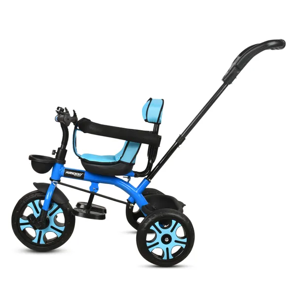 Kids_Harness_Parental_Control_Tricycle_With_Eva_Wheels,_Bell_And_Storage_Basket|Baby_Trike|Age_Group_1_Years_To_4_Years_Carrying_Capacity_Upto_25_Kgs