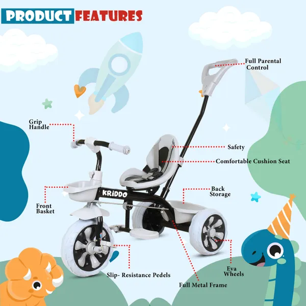 Trike_Cycle_For_Kids_Cycle_2-5_Y_-_Tricycles_For_Boy_And_Girl_-_Bike_With_3_Eva_Wheels,_Bell_And_Basket_-Durable_Tricycle_With_Parental_Control_30Kg_Capacity_(Black)