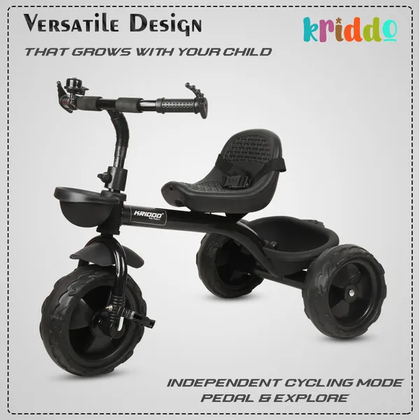 Tricycle_For_Kids_|_Plug_N_Play_|_Baby_Cycle_With_Grip_Handle,_Eva_Wheels,_Seat_And_Basket_|_Kids_Tricycle/Cycle_|_2+_Years_Unisex_|_Weight_Limit_Upto_25_Kgs_(Black)