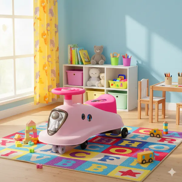 Kids_Ride-On_Wiggle_Car_With_Led_Lights,360-Degree_Swivel_Wheels,_Musical_Interactive_Toy_For_Children_(Pink)
