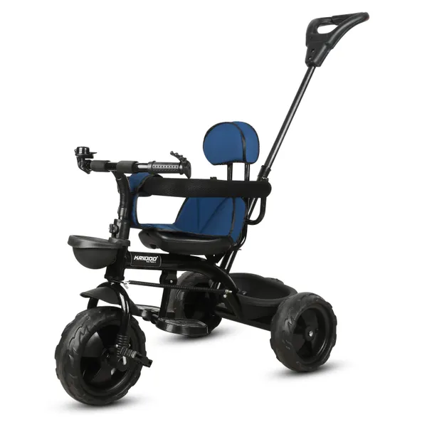 Kids|Baby_Trike|Tricycle_With_Safety_Belt_And_Guardrail_With_Parental_Control_For_Kids|Boys|Girls_Age_Group_2_To_5_Years|Carrying_Capacity_25Kgs_Green