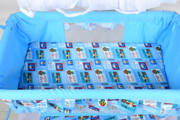 Premium_Baby_Cradles_New_Born_Baby_Sleep_Swing_Cradle/Jhula/Palna/Bed/Baby_Bedding_With_Mosquito_Protection_Net,_Mattress_And_Wheels_And_Cradle_For_0-13_Months_Baby_Boys_And_Girls