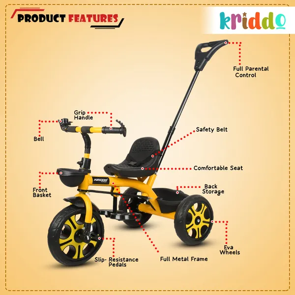 Tricycle_For_Kids_|_Plug_N_Play_|_Baby_Cycle_With_Parental_Control,_Eva_Wheels,_Bell,_Seat,_Belt_And_Basket_|_Kids_Tricycle_|_2+_Years_Unisex_|_Weight_Limit_25_Kgs_(Yellow)
