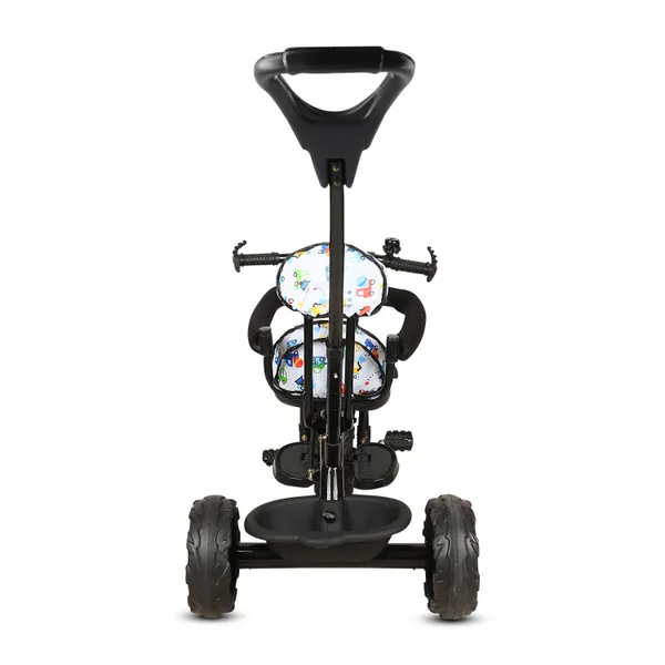 Kids|Baby_Trike|Tricycle_With_Safety_Belt_And_Guardrail_With_Parental_Control_For_Kids|Boys|Girls_Age_Group_2_To_5_Years|Carrying_Capacity_25Kgs_(White)