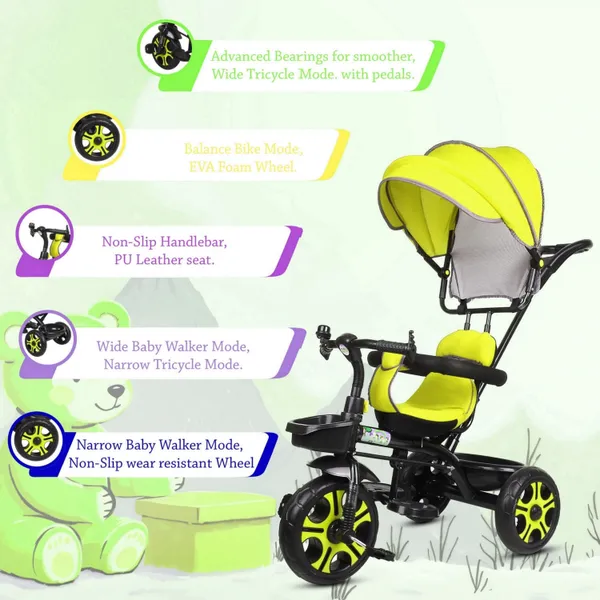 Play_Kids/Baby_Tricycle_With_Safety_Guard_Rail_For_Kids_2_To_5_Years_Boys_With_Parental_Control_Trike_Cycle_4-In-1_Kids_Tricycle_With_Adjustable_Canopy,_Parent_Push_Handle_(Yellow)