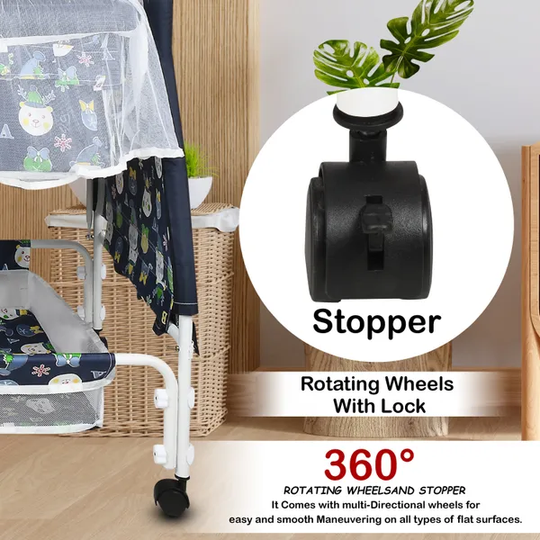 Baby_Cradle_With_Swing_And_Mosquito_Net_|_For_0-8_Month_Babies_|_Four_Wheels_With_Brake_|_With_Swing_Lock_And_Storage