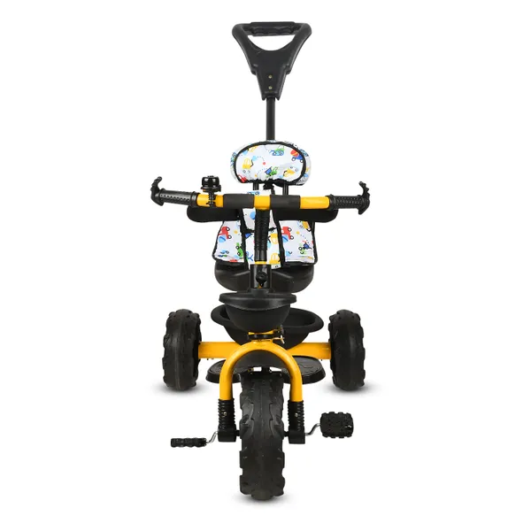 Kids|Baby_Trike|Tricycle_With_Safety_Belt_And_Guardrail_With_Parental_Control_For_Kids|Boys|Girls_Age_Group_2_To_5_Years|Carrying_Capacity_25Kgs_(Yellow)