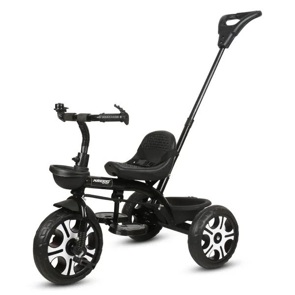 Tricycle_For_Kids_|_Plug_N_Play_|_Baby_Cycle_With_Parental_Control,_Eva_Wheels,_Bell,_Seat,_Belt_And_Basket_|_Kids_Tricycle_|_2+_Years_Unisex_|_Weight_Limit_25_Kgs_Black