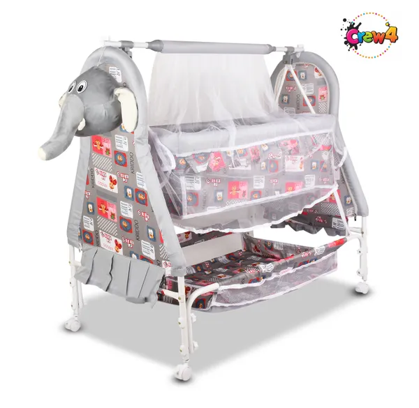 Panda_Jumbo_Baby_Cradle_Newborn_Baby_Sleep_Swing_Cradle/Mattress_And_Wheels_And_Cradle_For_0-13_Months_Baby_Boys_And_Girls