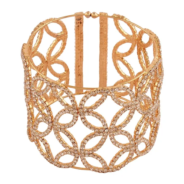 Gold_Elegant_Geometric_Hand_Cuff_Bracelet