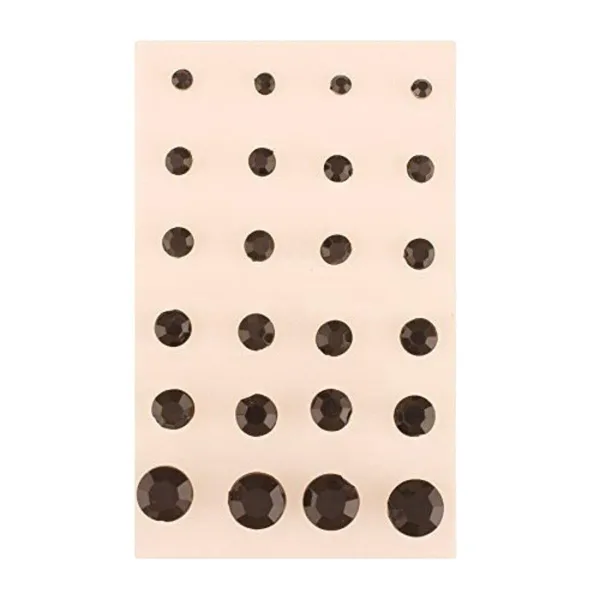 Black_Combo_Black_Glass_Stone_Stud_Earring_For_Women