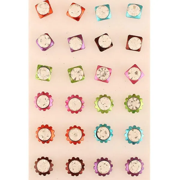 Multicolor_Metal_Enamel_Bezel_Stud_Earring_For_Women