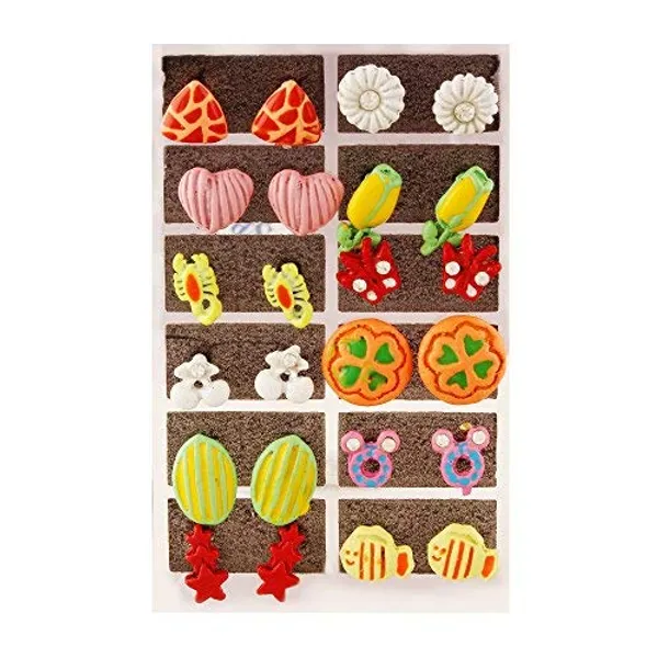Orange_Jewellery_Multi-Colour_Of_Cute_Enamel_Stud_Earring_For_Women_And_Girls_12_Pair_Combo