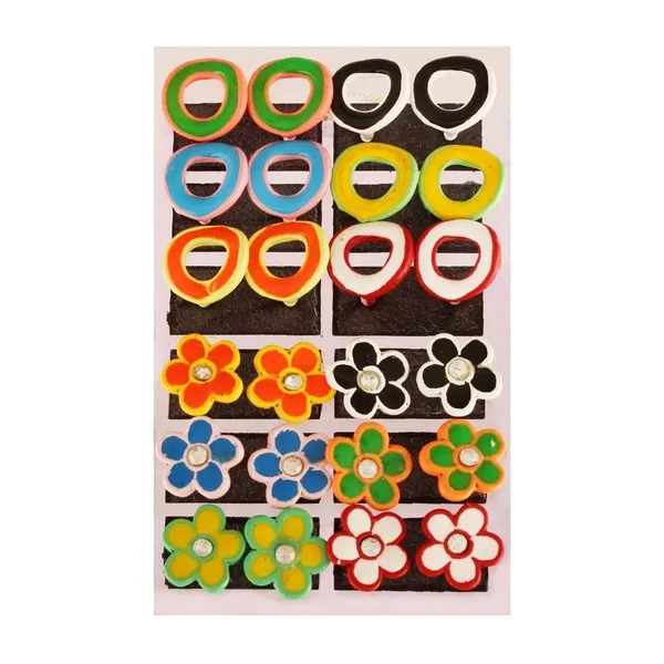 Multicolor_Enamel_Stud_Earring_For_Women_(Multi-Colour)