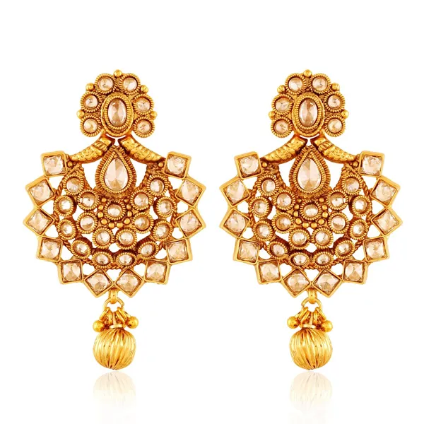 Gold_Ethnic_Indian_Bollywood_Geometric_Design_Dangling_Earrings