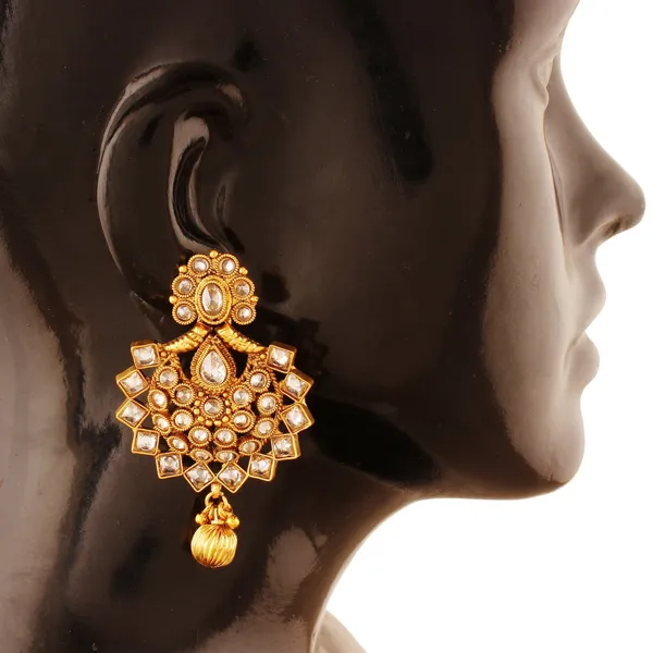 Gold_Ethnic_Indian_Bollywood_Geometric_Design_Dangling_Earrings