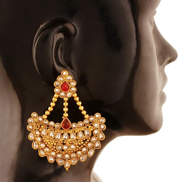 Gold_Traditional_Passa_Style_Ad_Dangle_Earrings_For_Women