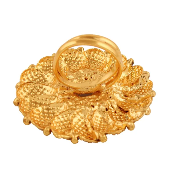Gold_Antique_Floral_Pearl_Finger_Ring