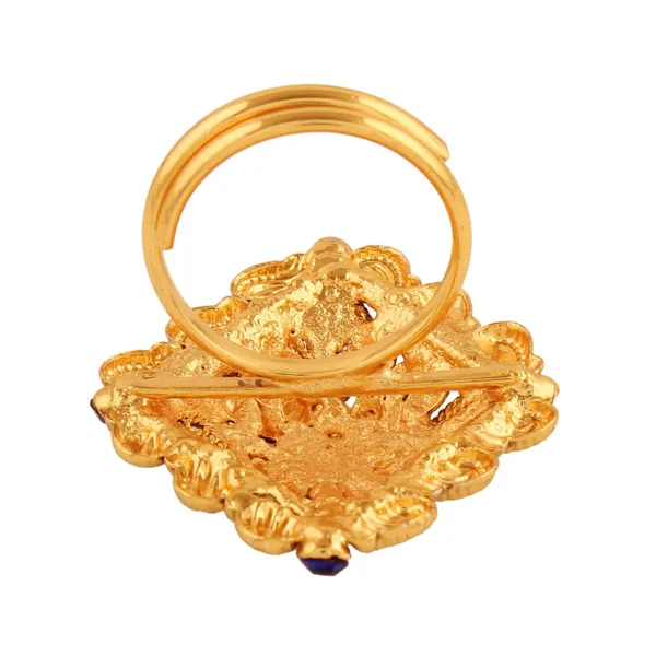 Gold_Antique_Gold_Plated_American_Diamond_Finger_Ring