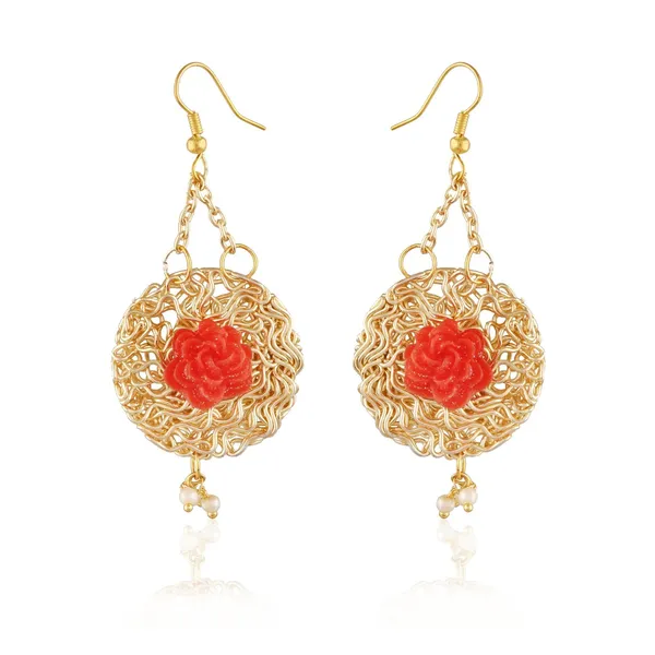 Gold_Fashion_Bollywood_Fusion_Gold_Plated_Earring_For_Women