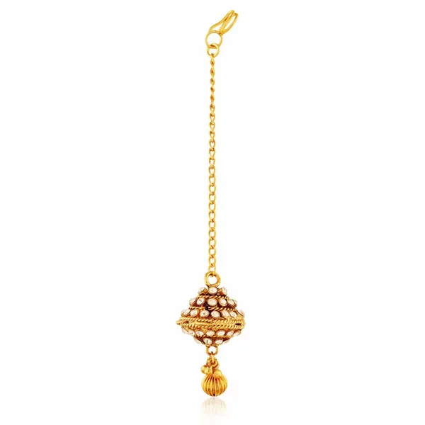 Gold_Hair_Jewelry_Gold_&_White_Borla_For_Women