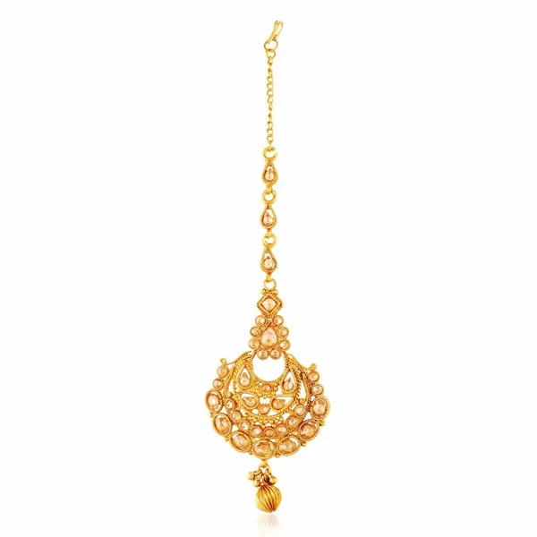 Gold_Royal_Antique_Chandbali_Shape_Golden_Mang_Tika