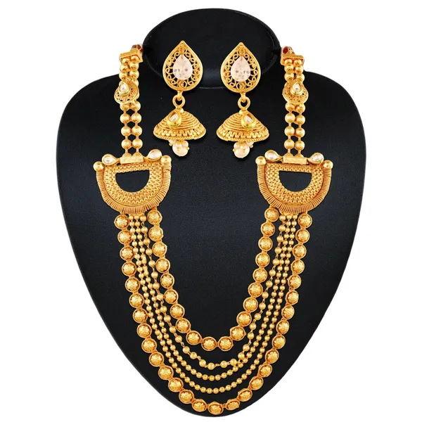 Golden_Necklace_With_Golden_Earring_Set
